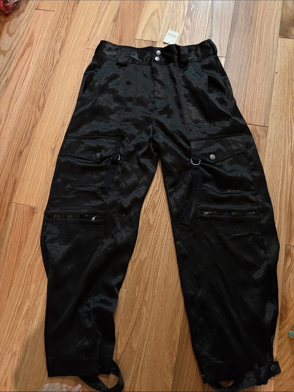 Women’s Black Cargo Pants - Sleek Utility Style